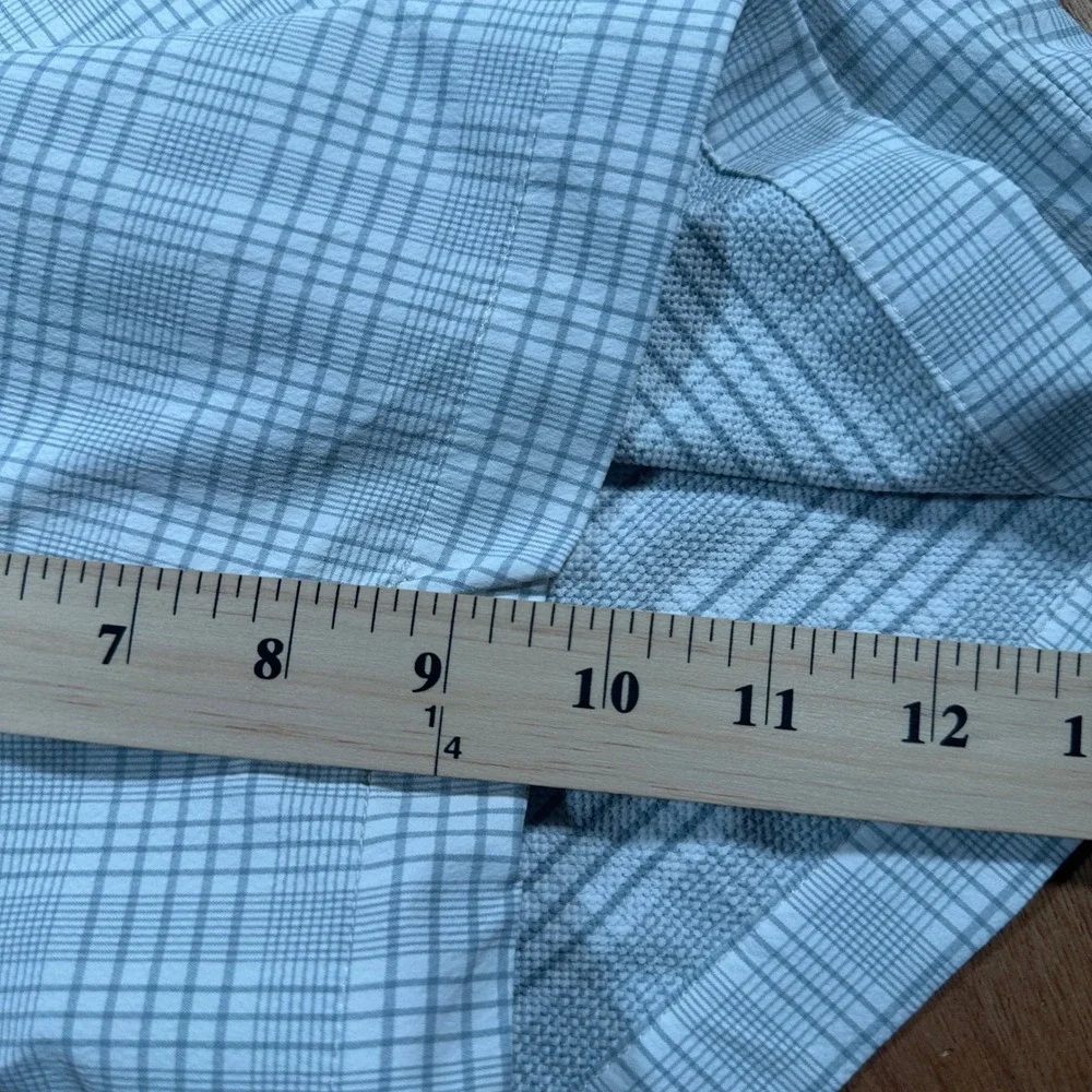 Walter Hagen Golf Shorts Mens 42 Gray Plaid Stretch Performance Flat Front